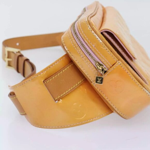 LOUIS VUITTON Monogram Vernis Fulton Bag Marshmallow Pink - Picture 4 of 16